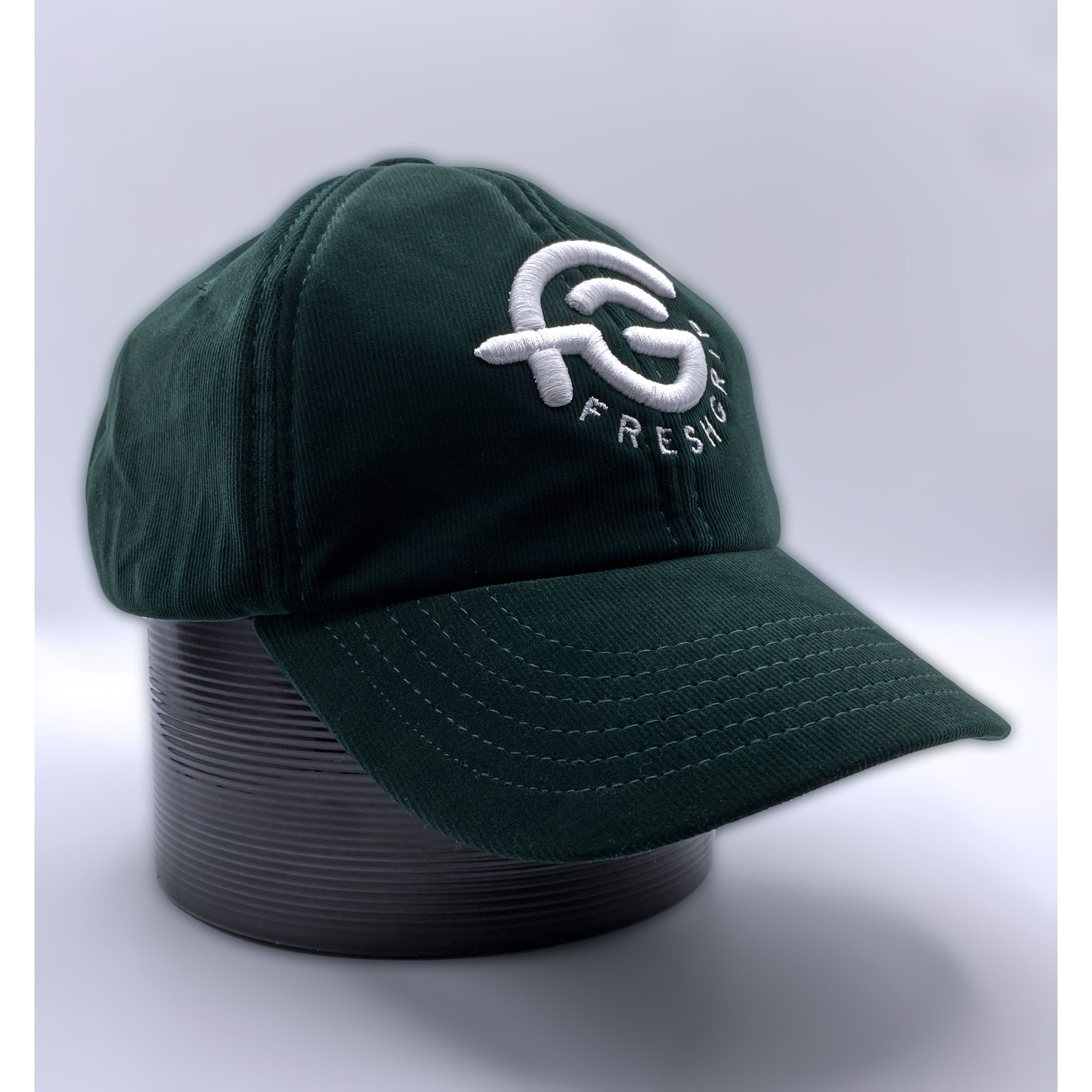 Fairway Green Corduroy Dad Hat Hat FreshGrip