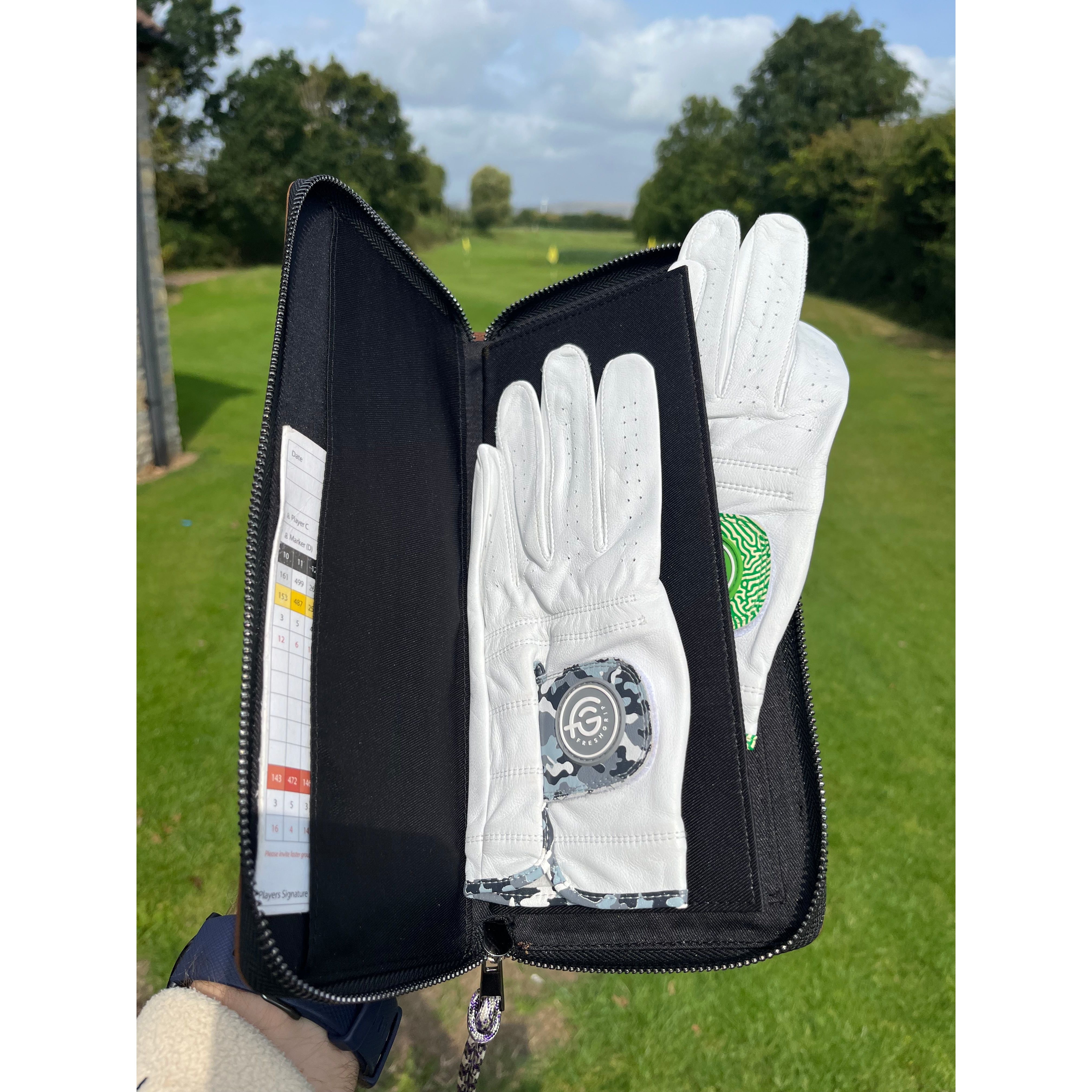 Leather Golf Glove Holder