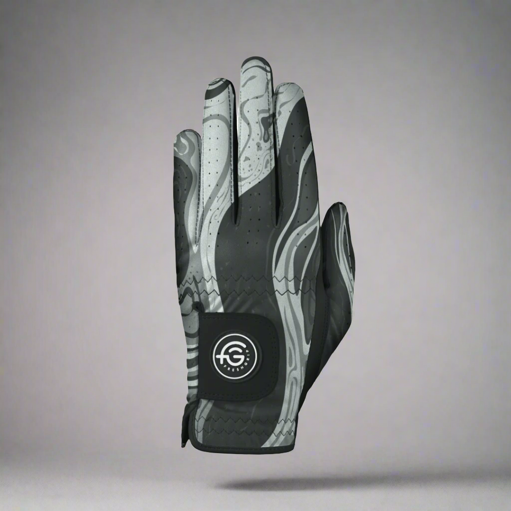 Black Marble Golf Glove | Motif Collection