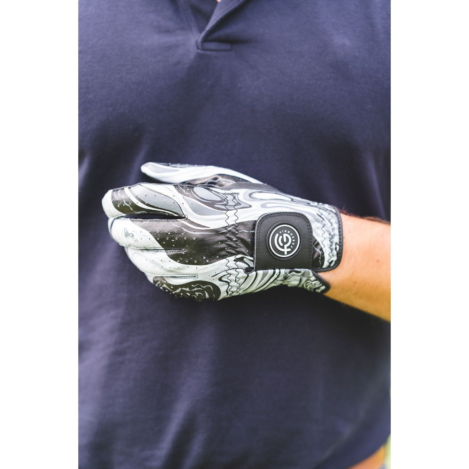 Black Marble Golf Glove | Motif Collection