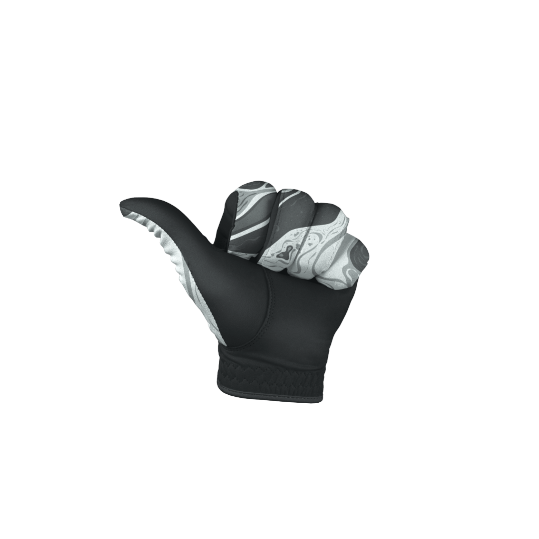 Black Marble Golf Glove | Motif Collection