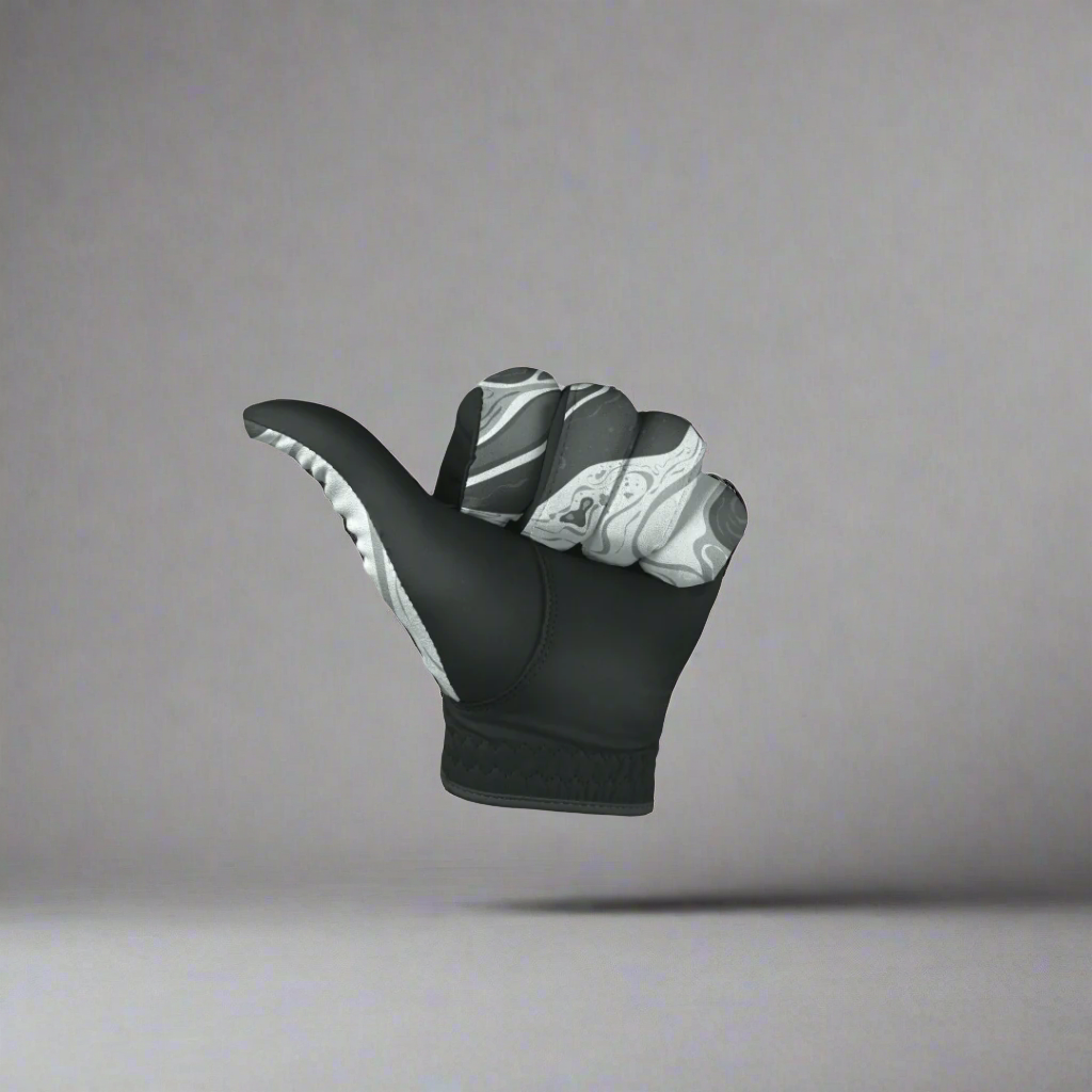 Black Marble Golf Glove | Motif Collection