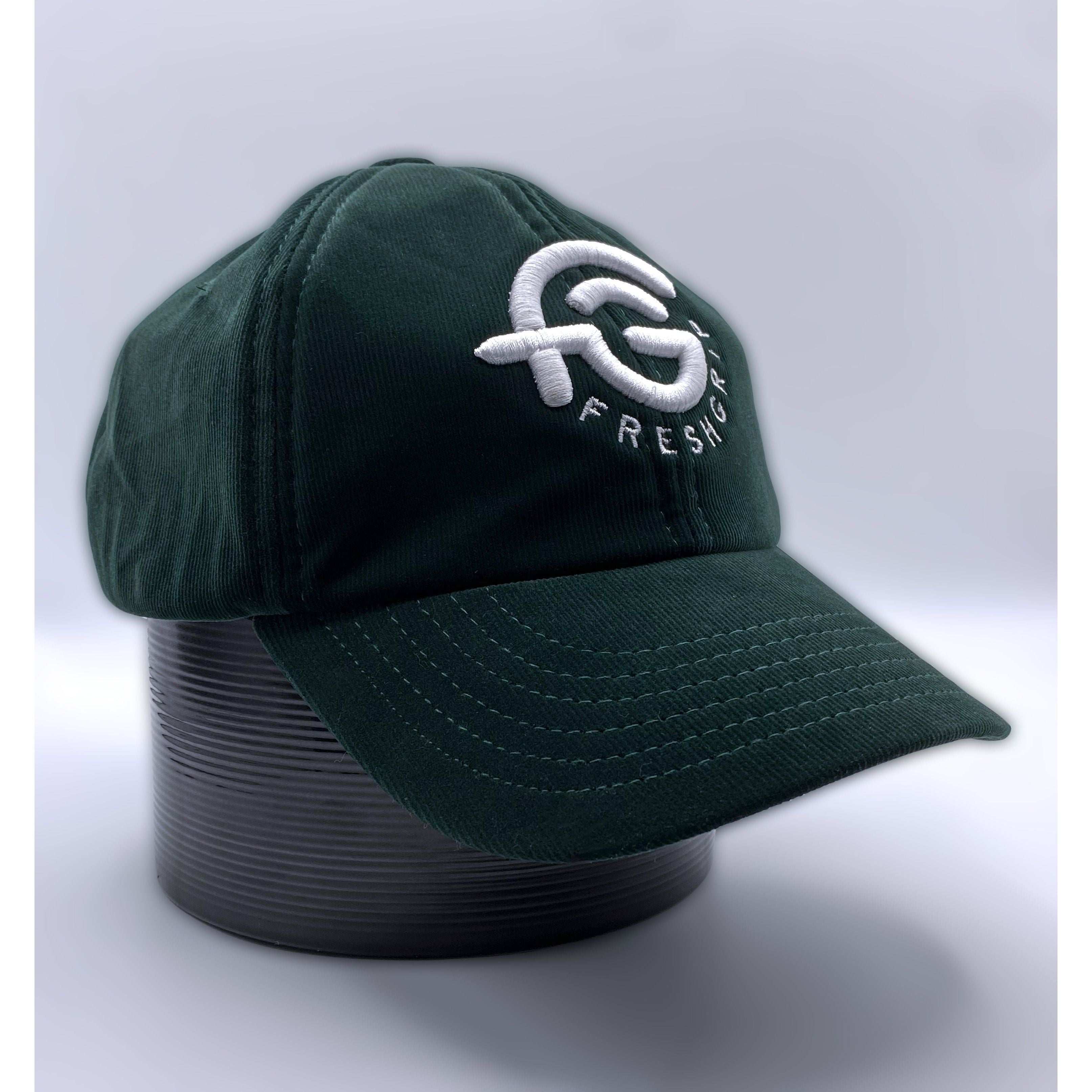 Fairway Green Corduroy Dad Hat Hat FreshGrip 
